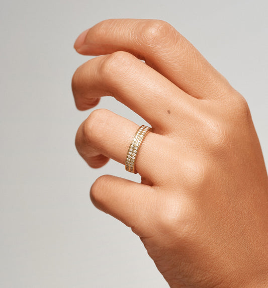 Fortis Double Eternity Ring