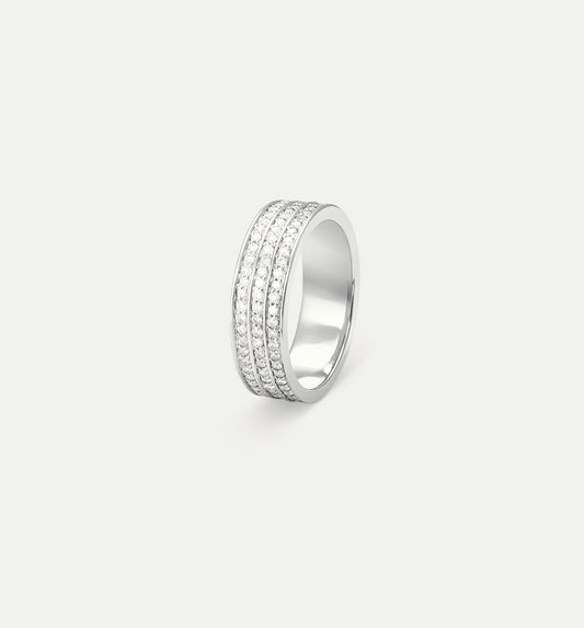 Fortis Triple Eternity Ring