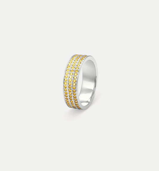 Fortis Triple Eternity Ring