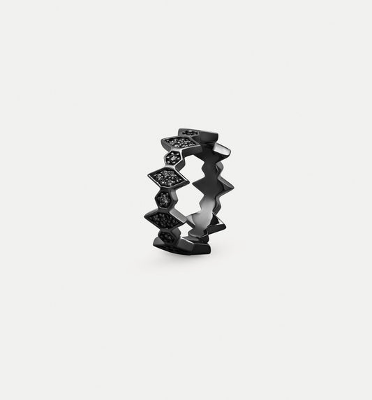 Fortis Medium Mixed Hexagon Ring