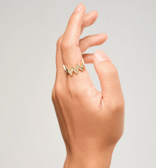 Creo Zig Zag Ring