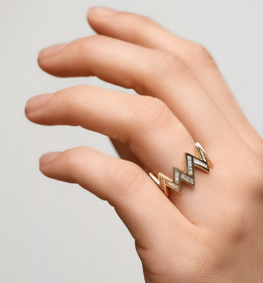 Creo Zig Zag Ring